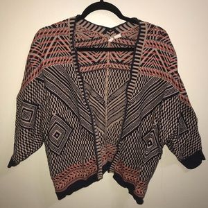 Multicolored Moth (Anthropologie) Knit Cardigan